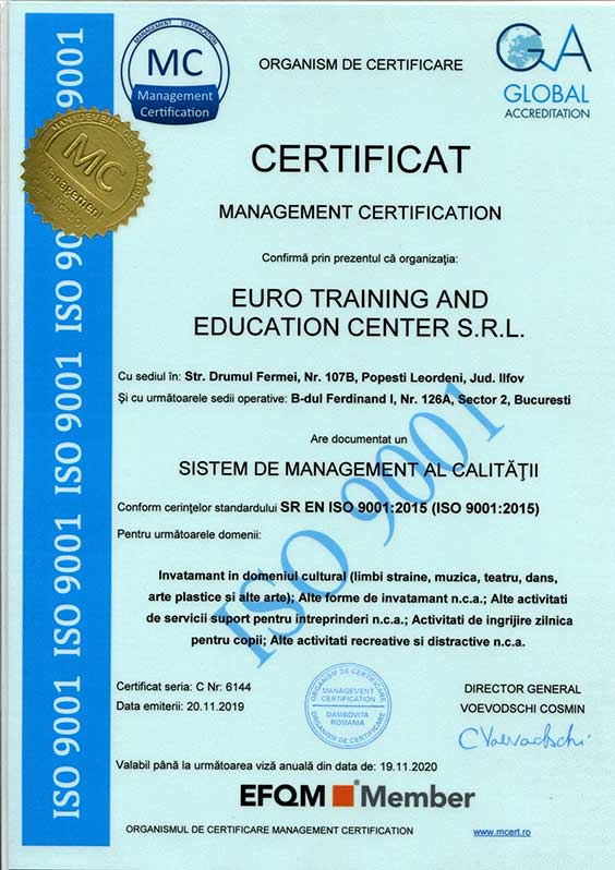 certificare ISO 9001